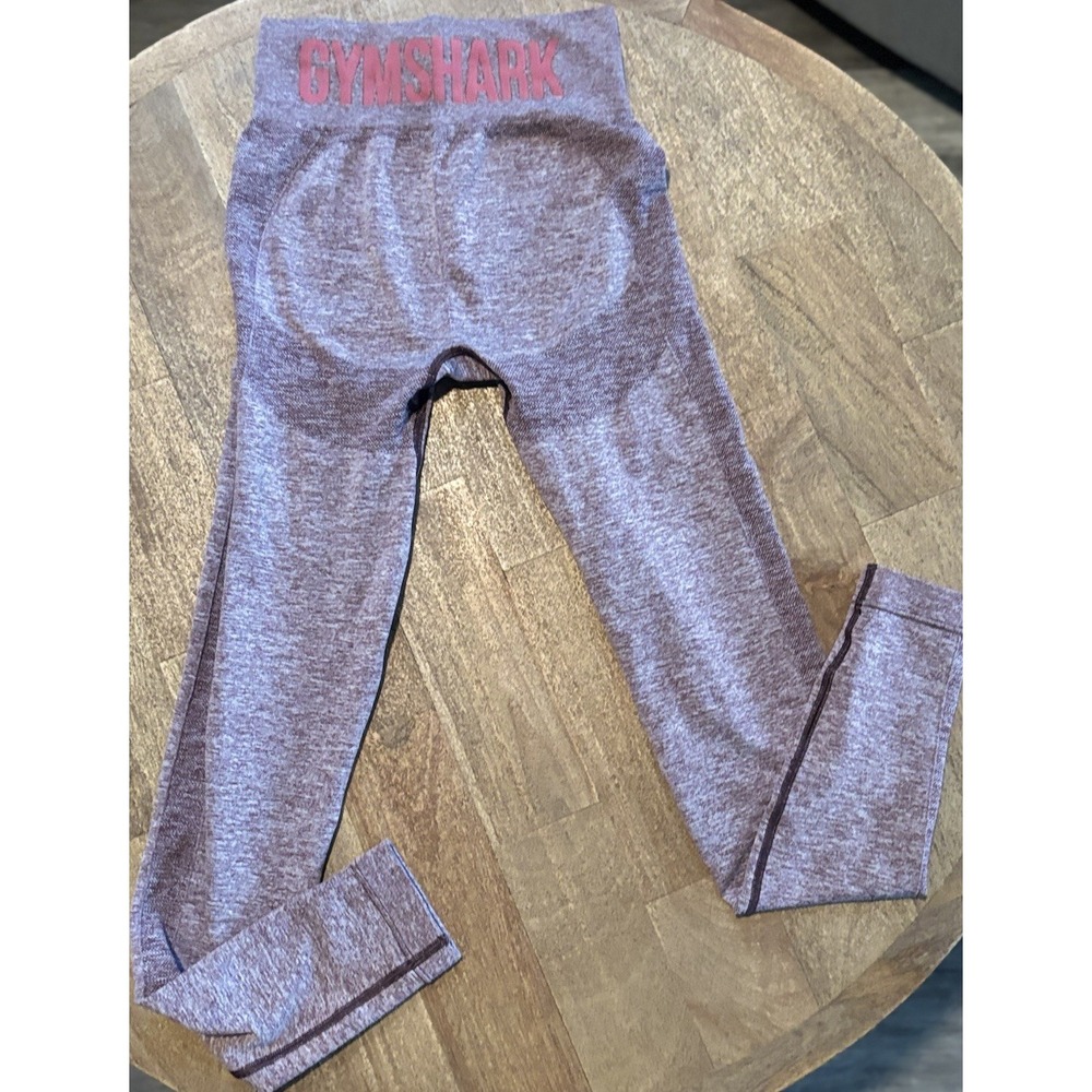 Gymshark Flex Womens High Waisted Full Length Leggings Berry Rose S X-Small